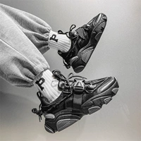 Универсальная спортивная трендовая спортивная обувь на платформе для отдыха, подходит для подростков, в корейском стиле