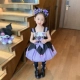 thoi trang haloween Bé gái Halloween cosplay phù thủy bí ngô váy trẻ em ăn mặc trang phục dành cho trẻ em và trẻ em trung niên dạ quang váy đèn lồng happy happy halloween