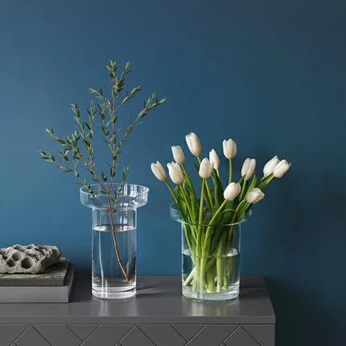 Коста Бода Limelight Crystal Glass Transparent Vase Простая гостиная цветочная архитектура украшение дома