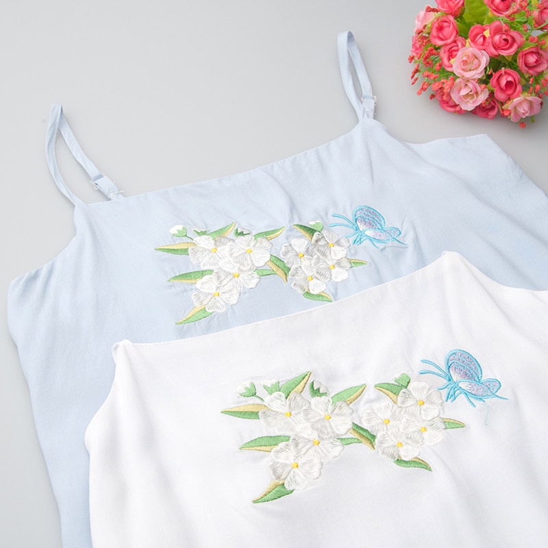 6628实拍夏装新款梨花汉服刺绣吊带抹胸打底衫女士内衣