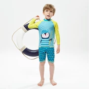 2018 trẻ em mới của áo tắm dài tay kem chống nắng chống cát nước ấm lớn trai đồ bơi nam bãi biển quần