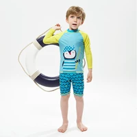 2018 trẻ em mới của áo tắm dài tay kem chống nắng chống cát nước ấm lớn trai đồ bơi nam bãi biển quần đồ bơi trẻ em