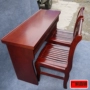 Dải đôi bàn ghế văn phòng đồ nội thất bàn họp phòng đào tạo rắn gỗ dải veneer kết hợp tùy chỉnh tủ tài liệu gỗ tự nhiên