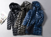 Áo ấm đơn nhung 90 của Mỹ cắt dài có thể tháo rời trùm đầu nhẹ xuống áo khoác mùa thu và mùa đông 0,53