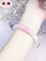 Персиковые браслеты Oolong могут быть сделаны три раза (свяжитесь с обслуживанием клиентов, чтобы выбрать размер)