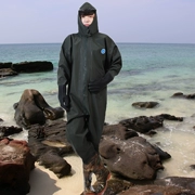 Đầy đủ cơ thể quần nước dày đào phù hợp với bắt cá điện ngư dân tham gia vào quần áo không thấm nước Xiêm mưa quần áo mưa mặc