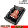 Wood -grain ball+leather red thread set【With box】