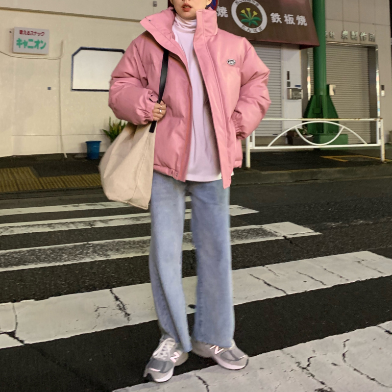 The Second Batch Of Pink Pre-saleBarren family Pink Cotton female 2020 new pattern tide cotton-padded clothes Korean version easy Bread clothes have cash less than that is registered in the accounts Internet celebrity winter loose coat