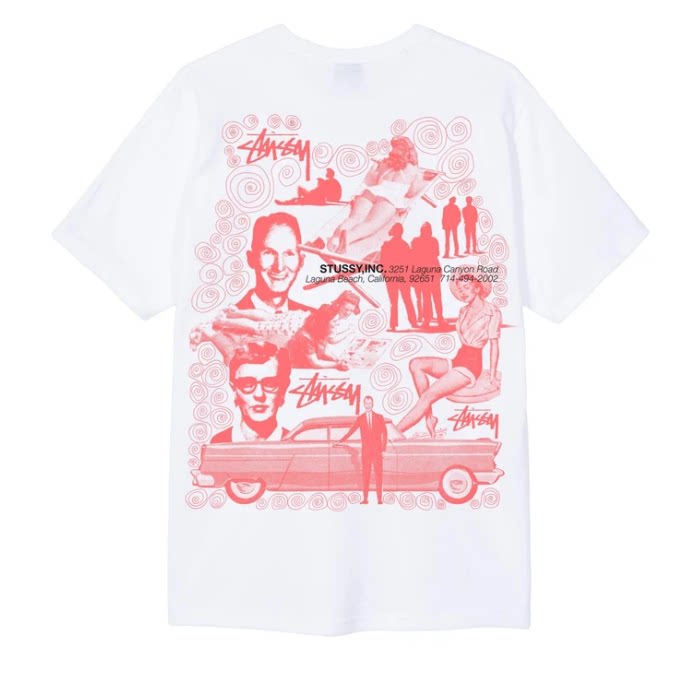 Stussy tide бренд Stucy's множество хлопковых футболок с круглым вырезом и short-sleeved снимок без возврата Canadian покупок