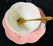 [闺 蜜] Cô gái Nhật Bản anh đào gốm tách cà phê đặt bộ cà phê bộ trà chiều trà tách đĩa - Cà phê