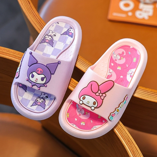 Летние милые тапочки, нескользящие слайдеры, семейный стиль