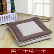 Vải lanh Nhật Bản mùa hè học sinh sofa đệm bọt biển ghế ăn nệm ghế đệm