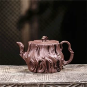 Ấm trà ấm trà ấm trà bộ Yixing Dingshan đích thực quặng tinh khiết làm bằng tay gỗ chết Fengchun không-Gu Tao