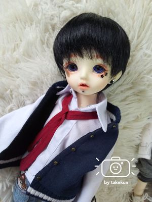 taobao agent [Takeya Bamboo House] Daily collection BJD3 3 points, 6 points, 8 points OB11GSC small cloth dot wig