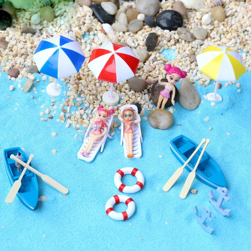 Симпатичный морской ветер Микро -земляные аксессуары Маленькие украшения аквариум аквариум аквариум озеленение экологическая бутылка декоративная креативная цилиндра