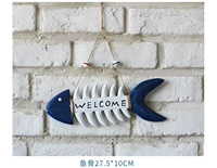 Открытка приветствия рыбной кости