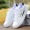 Giày nam mùa hè Giày đế xuồng thấp giúp giày thể thao Học sinh giày hoang dã Phiên bản Hàn Quốc của xu hướng giày trắng thoáng khí nam giày thể thao lining