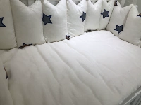 Натуральная кроватка, хлопковый флуоресцентный матрас, «сделай сам»