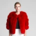 Áo khoác lông chống biển mới cho nữ lông cáo ngắn toàn bộ da thon gọn giảm béo mùa đông - Faux Fur áo dạ ép lông cừu Faux Fur