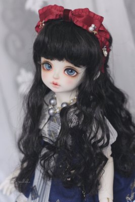 taobao agent [Drowning Fish] BJD baby uses a bow hair hoe to jewelry head jewelry 1/3 giant baby/MDD A67