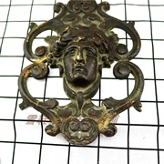 Đồng nguyên chất ba chiều Châu Âu hình đồ trang trí sử dụng Phương Tây sưu tầm hàng cũ đồng cũ Châu Âu hàng Mỹ
