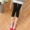 Hàn quốc phiên bản của phương thức xà cạp cắt quần nữ mùa hè phần mỏng mặc kích thước lớn chất béo mm stretch cotton ren