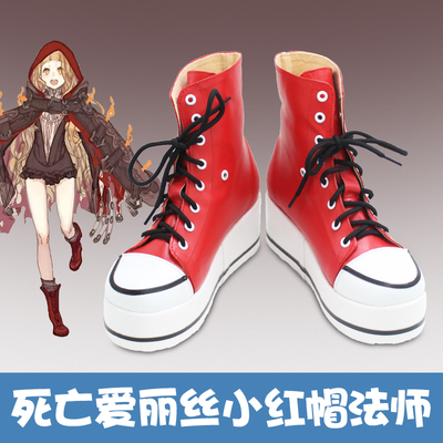 taobao agent E6602 Death Alice Sinoalice Little Red Hat Master COSPLAY Shoes