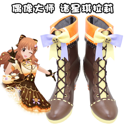 taobao agent D7227 Idol Master Cindereella Girls Zhu Xingcirali COSPLAY Shoes Custom