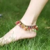 Vòng chân gió cổ xưa với chuông nữ phiên bản tiếng Hàn của sinh viên giản dị retro Sen đá ngọc lam dệt kỳ nghỉ chân gió quốc gia - Vòng chân Vòng chân