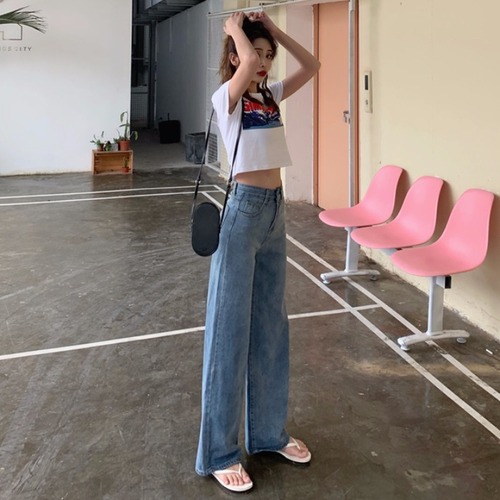 Summer 2019 New Goddess Fan Han's Wide-legged Pants