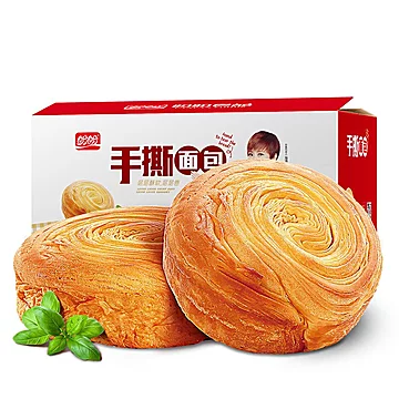 盼盼手撕面包【2斤整箱】糕点营养早餐面包
