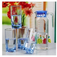 Le Meiya Bing Blue Square 1 горшок и 4 чашки