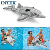 INTEX Надувная игрушка, водный плавательный круг, дельфин