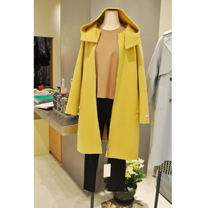 Chống mùa giải phóng mặt bằng 2018 mới mùa đông Hàn Quốc thời trang dài len áo dây kéo có thể tháo rời nắp len áo