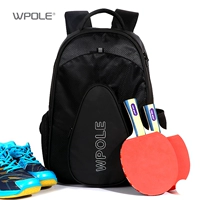 túi thể thao nam WPOLE Xiaoxue chính hãng vợt bóng bàn ba lô thể thao đào tạo ngoài trời túi đeo vai chống thấm nước bộ ngăn giày độc lập túi xách thể thao nam
