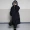 2018 Hàn Quốc kích thước lớn lỏng xuống bông của phụ nữ phần dài trên đầu gối bf sinh viên áo khoác vài dày bánh mì áo khoác đẹp