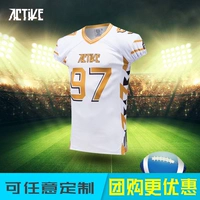 Áo Jersey, nam sinh viên đại học, đồng phục mùa hè, áo sơ mi nam rugby, đồng phục ô liu in tùy chỉnh bóng bầu dục Mỹ