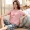 Bộ đồ ngủ nữ mùa hè cotton cắt cạp quần mỏng mùa xuân và mùa thu chất béo MM cộng với phân bón XL dịch vụ tại nhà 200 kg - Pyjama