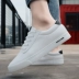 Mùa hè 2018 mới toàn cầu giày vải trắng nam phiên bản Hàn Quốc của giới trẻ hoang dã giày da đế bằng Plimsolls