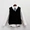 Áo len vest nữ đoạn ngắn 2018 Hàn Quốc phiên bản của vest áo len chủ đề không tay vòng cổ mui xe vest lỏng