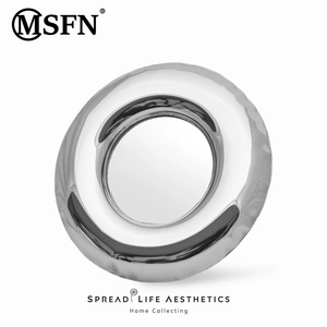 Masfino Nordic Modern Design Творческий надувной из нержавеющей стали Rondel Makeup Makeup Круглый зеркал украшения стены декоративные украшения