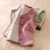Детский бархатный удерживающий тепло флисовый жилет подходит для мужчин и женщин, демисезонная утепленная форма