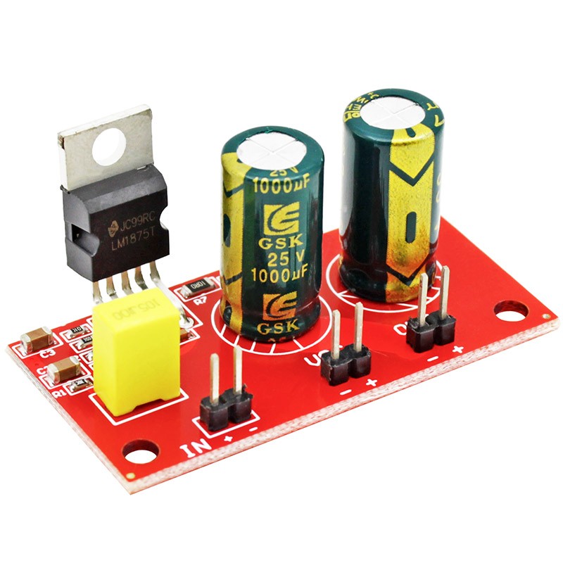 LM1875 Bộ khuếch đại công suất mono 30W công suất cao mô-đun khuếch đại âm thanh DC12V24V hộp âm thanh bo mạch chủ tự làm module khuếch đại âm thanh 5v module khuếch đại âm thanh