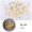 New Xingyue Nail Art Foil Vàng và Bạc Lá Crystal Crystal Công cụ Nail Trang trí - Công cụ Nail