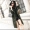 Áo khoác da nữ dài bằng da cừu trench coat phiên bản Hàn Quốc 2018 thu đông mới áo khoác lông trùm đầu áo khoác thủy triều áo da lộn lót lông