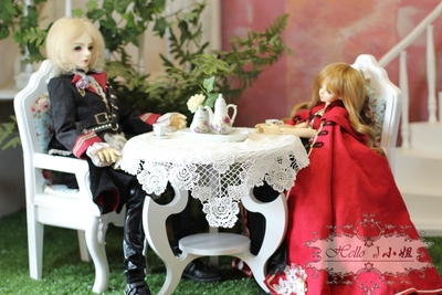 taobao agent [Hello J] BJD SD DD BJD doll table and chair free shipping 3 points 4 points solid wood shooting props