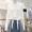 Hàn quốc ulzzang2018 mùa thu mới xuống vai tay áo tính khí ren-up top lỏng trùm đầu áo len mỏng áo kiểu trung niên hàn quốc