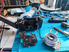 Камеры 胶片相机维修，快门卡死，卷片扳手不动，过片扳手不动快门不释放