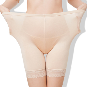 Mùa hè phần mỏng năm điểm xà cạp nữ phương thức 200 pound chất béo mm shorts cao eo cộng với phân bón XL 5 điểm quần an toàn