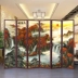 bình phong giá rẻ Hiện đại đơn giản của Trung Quốc vách ngăn gỗ rắn phòng khách khách sạn văn phòng gấp kinh tế lối vào màn hình gấp di động khung cửa sổ tròn Màn hình / Cửa sổ